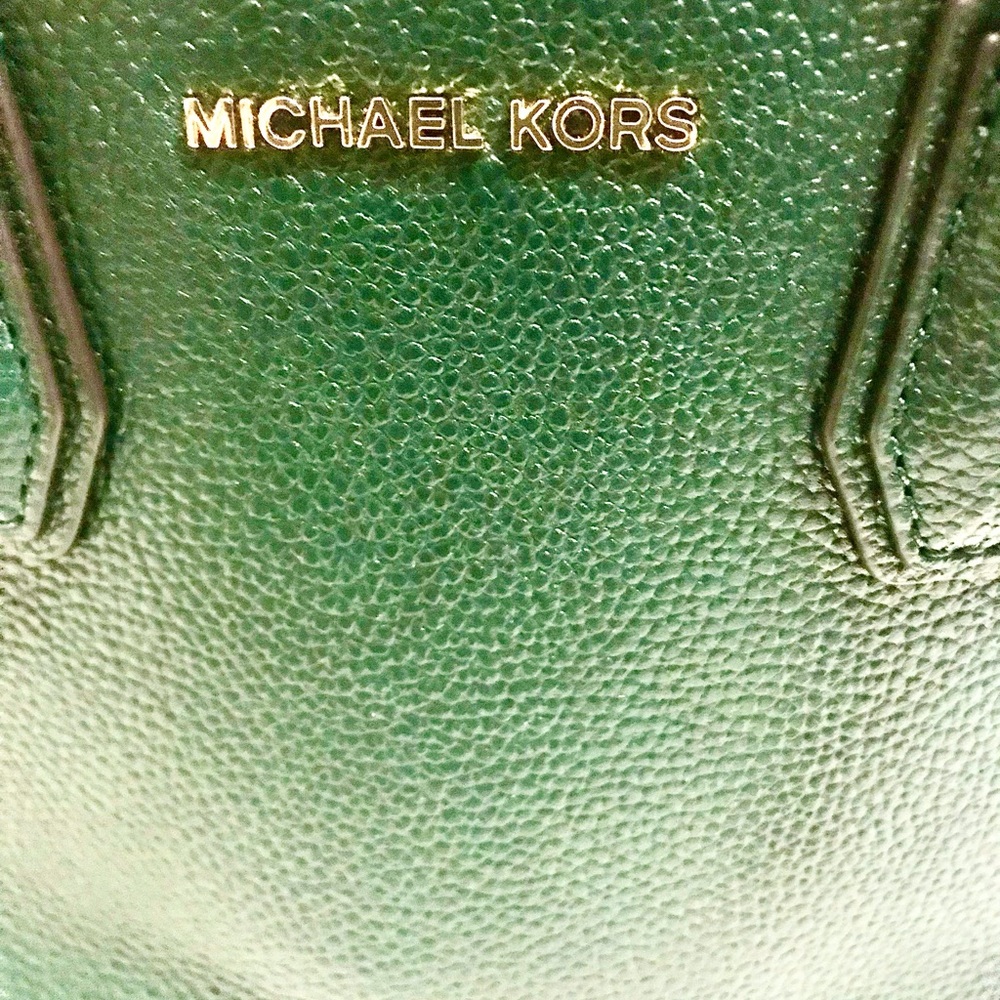 MICHAEL KORS: Green Mercer Tote Bag (BRAND NEW) - Picture 8 of 11